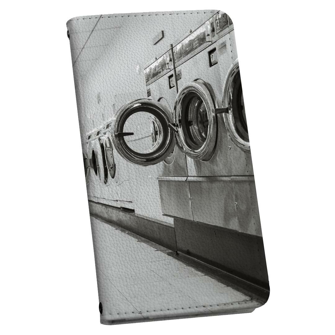 arrows NX F-01K アローズ NX 専用 ケース カバー 手帳型 マグネット式 ピタッと閉まる レザーケース f01k カード収納 ポケット igcase 023498 ランドリー 写真 モノクロ