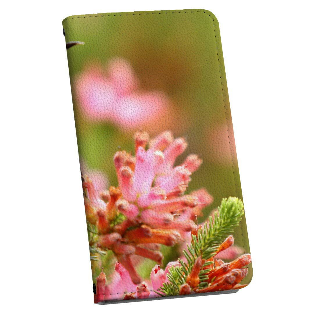 Xperia Ace II 用 手帳型 内側プリント ケース カバー SO-41B 対応 ケース カバー 手帳型 so41b マグネット式 ピタッと閉まる レザーケース カード収納 ポケット 023626 鳥　花　写真
