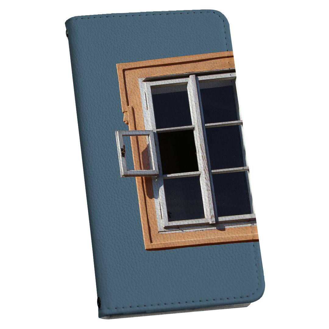 iPhone15promax 6.7インチ 専用 各キャリア iPhone15 Pro Max プロマックス 共通対応 ケース カバー 手帳型 マグネット式 ピタッと閉まる レザーケース カード収納 ポケット igcase 023970 窓　写真(2.0)