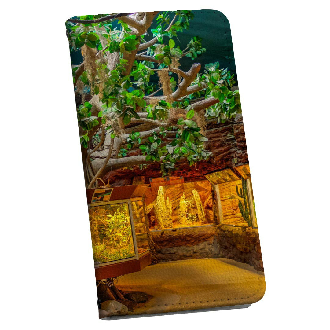 SOV41 Xperia 5 エクスぺリア ファイブ xperia5 sov41 ストラップ付き ケース ショルダー スマホ 落下防止 手帳型 マグネット式 ピタッと閉まる スマホカバー 肩掛け 斜めかけ 025634 木　緑　写真