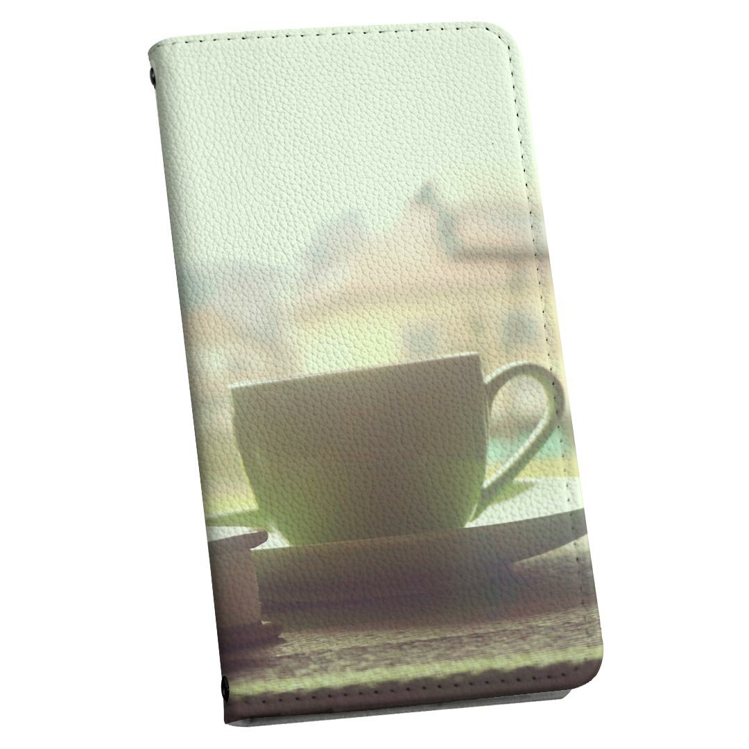 iPhone14 plus 6.7 インチ 専用 各キャリア iPhone14plus プラス 共通対応 ストラップ付き ケース ショルダー スマホ 落下防止 手帳型 マグネット式 ピタッと閉まる スマホカバー 肩掛け 斜めかけ 025653 コーヒー　テーブル　風景