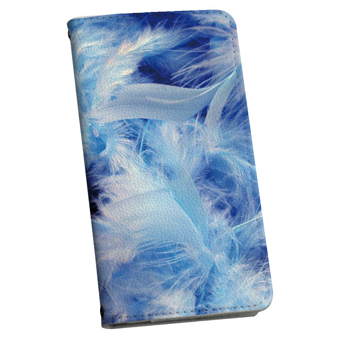 iPhone7 iphone 6/7/8 共通対応 アイフォーン 用 ケース カバー 手帳型 マグネット式 ピタッと閉まる igcase 025762 羽根 フェザー 羽毛