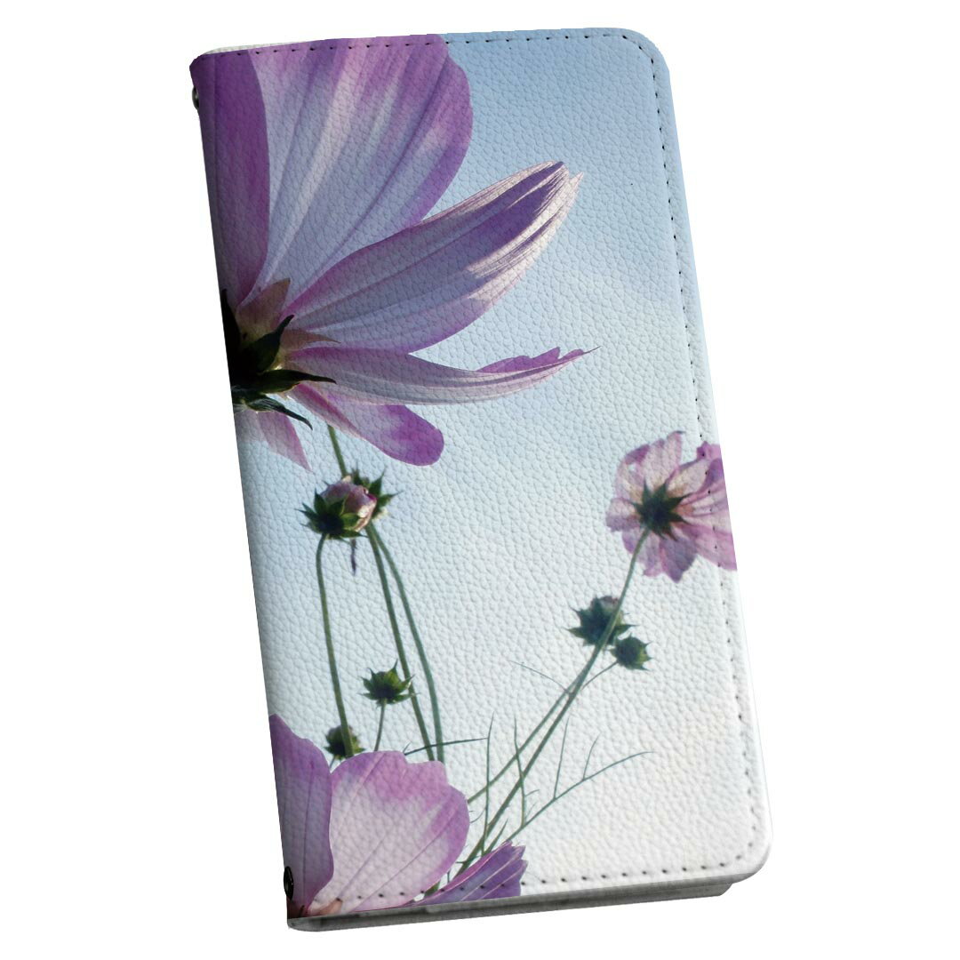 Google Pixel 9 Pro XL 専用 ケース カバー 手帳型 マグネット式 ピタッと閉まる レザーケース pixel9proxl カード収納 ポケット igcase 025826 花　コスモス　秋　空