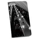 iPhone 6 plus/ iPhone 6s plus / iPhone 7 plus / iPhone 8 plus 専用 ケース カバー 手帳型 マグネット式 ピタッと閉まる レザーケース カード収納 ポケット igcase 026085 エスカレーター モノクロ 写真 人(2)