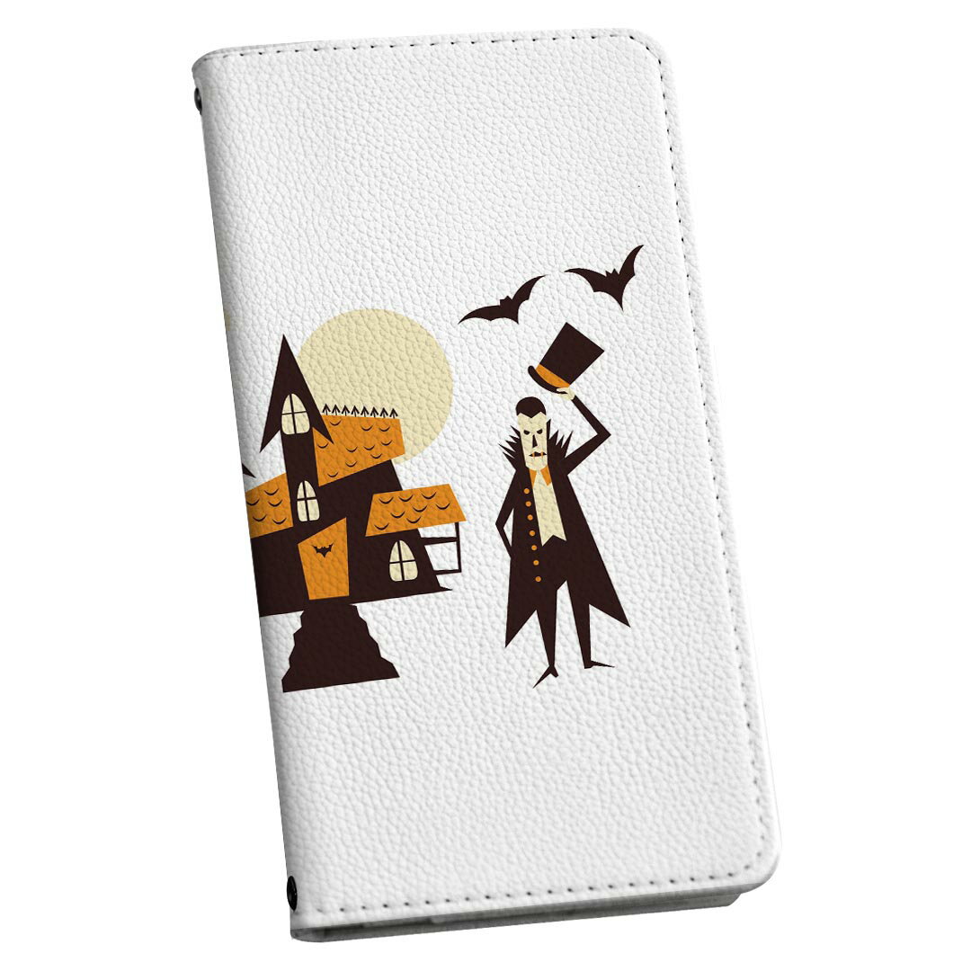 GRATINA KYV48 ケース 専用 ケース カバー 手帳型 マグネット式 ピタッと閉まる レザーケース kyv48 カード収納 ポケット igcase 026119 ハロウィン おばけ カラフル