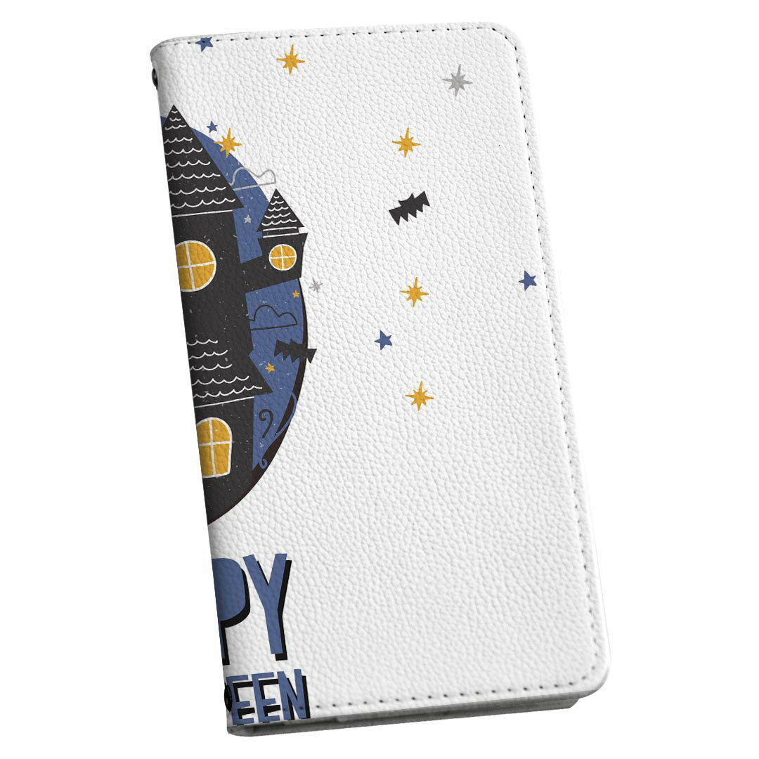 Galaxy S24 Ultra 用 手帳型 ケース SC-52E / SCG26 (SM-S928) 各キャリア 共通対応 ストラップ付き ケース ショルダー スマホ 落下防止 手帳型 マグネット式 ピタッと閉まる スマホカバー 肩掛け 斜めかけ 026125 屋敷 かわいい　Halloween