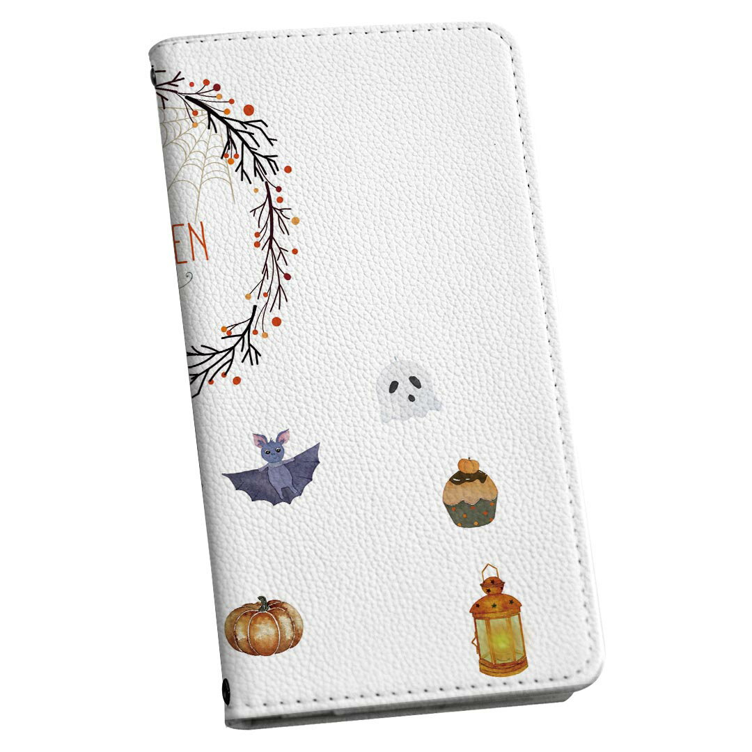 iPhoneSE ケース 第2世代 / 第3世代 iPhone 7 / iPhone 8 共通対応 アイフォーン 専用 ケース カバー 手帳型 マグネット式 ピタッと閉まる レザーケース sc02k カード収納 ポケット igcase 026129 ハロウィン おばけ カラフル　Halloween