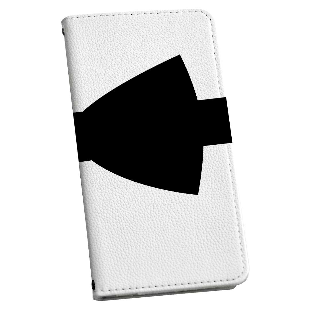 arrows NX F-01K アローズ NX 専用 ケース カバー 手帳型 マグネット式 ピタッと閉まる レザーケース f01k カード収納 ポケット igcase 026204 リボン 蝶ネクタイ