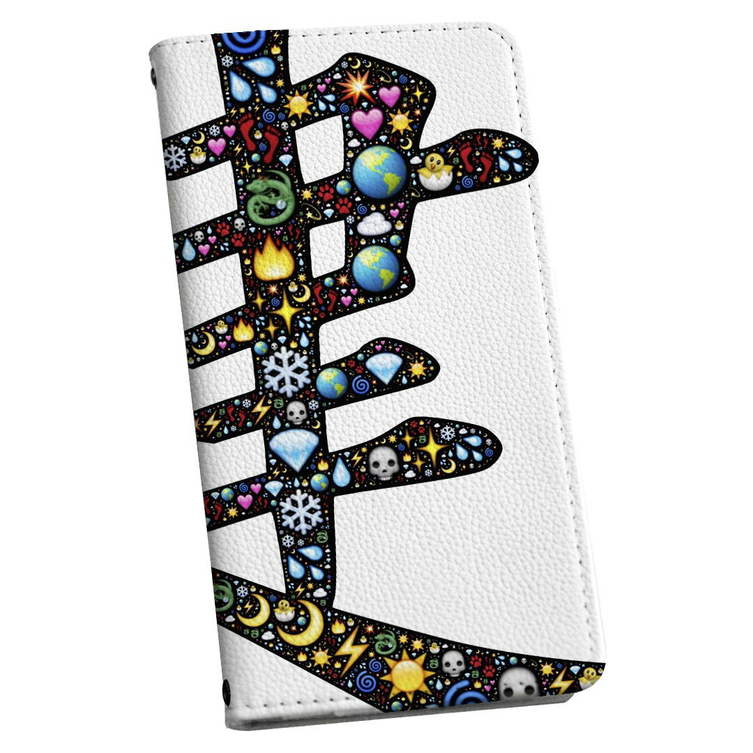 樂天商城 - LG V60 ThinQ 5G L-51A 専用 ケース カバー 手帳型 l51a マグネット式 ピタッと閉まる レザーケース カード収納 ポケット igcase 026208 宇宙　漢字　健