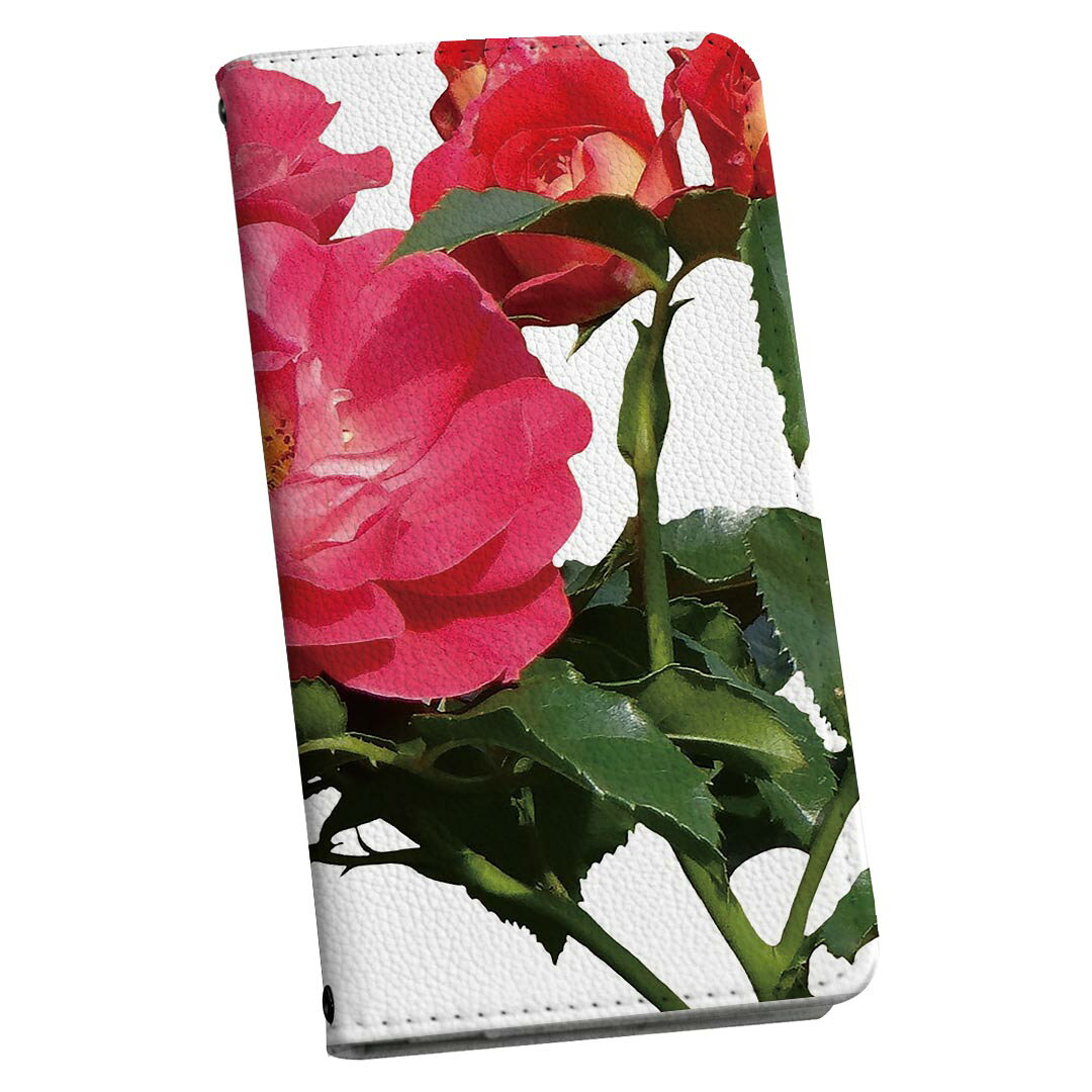 Galaxy S25 Ultra 用 SC-52F / SCG32 共通対応 sc52f 手帳型ケース ストラップ付き ショルダー スマホ 落下防止 手帳型 マグネット式 ピタッと閉まる スマホカバー 肩掛け 斜めかけ 030577 花 母の日 写真