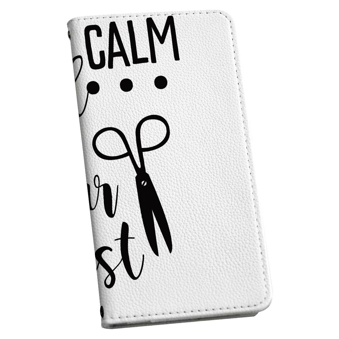 DIGNO BX3 用 A401KC / A402KC / A403KC 共通対応 ケース カバー 手帳型 マグネット式 ピタッと閉まる レザーケース ディグノBX3 カード収納 ポケット igcase 031755 スタイリスト おしゃれ はさみ(2.0)