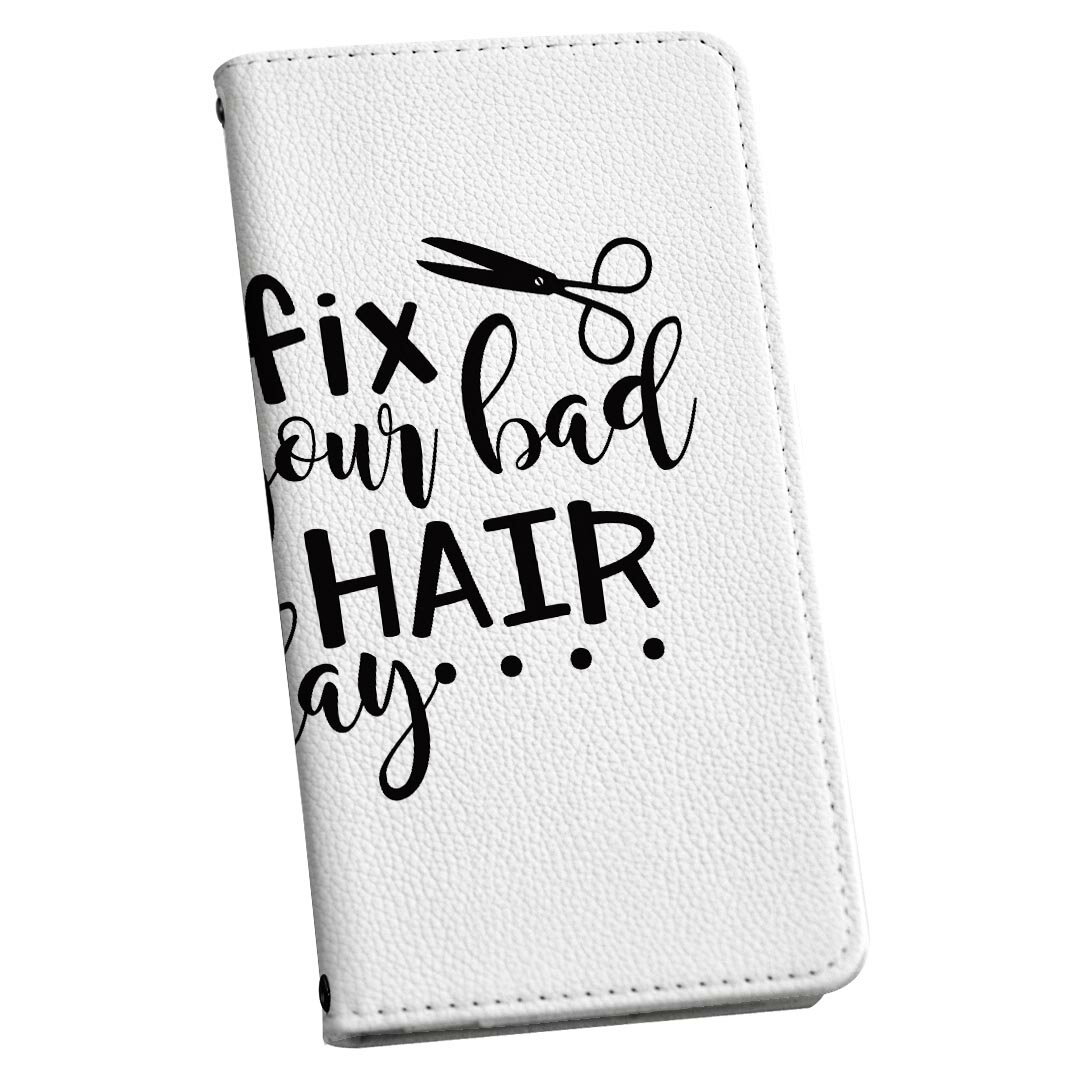 AQUOS wish5 用 SH-52F / SH-M32 共通対応 手帳型ケース ストラップ付き ショルダー sh52f スマホ 落下防止 手帳型 マグネット式 ピタッと閉まる スマホカバー 肩掛け 斜めかけ 031775 ヘア用品 おしゃれ ヘアサロン