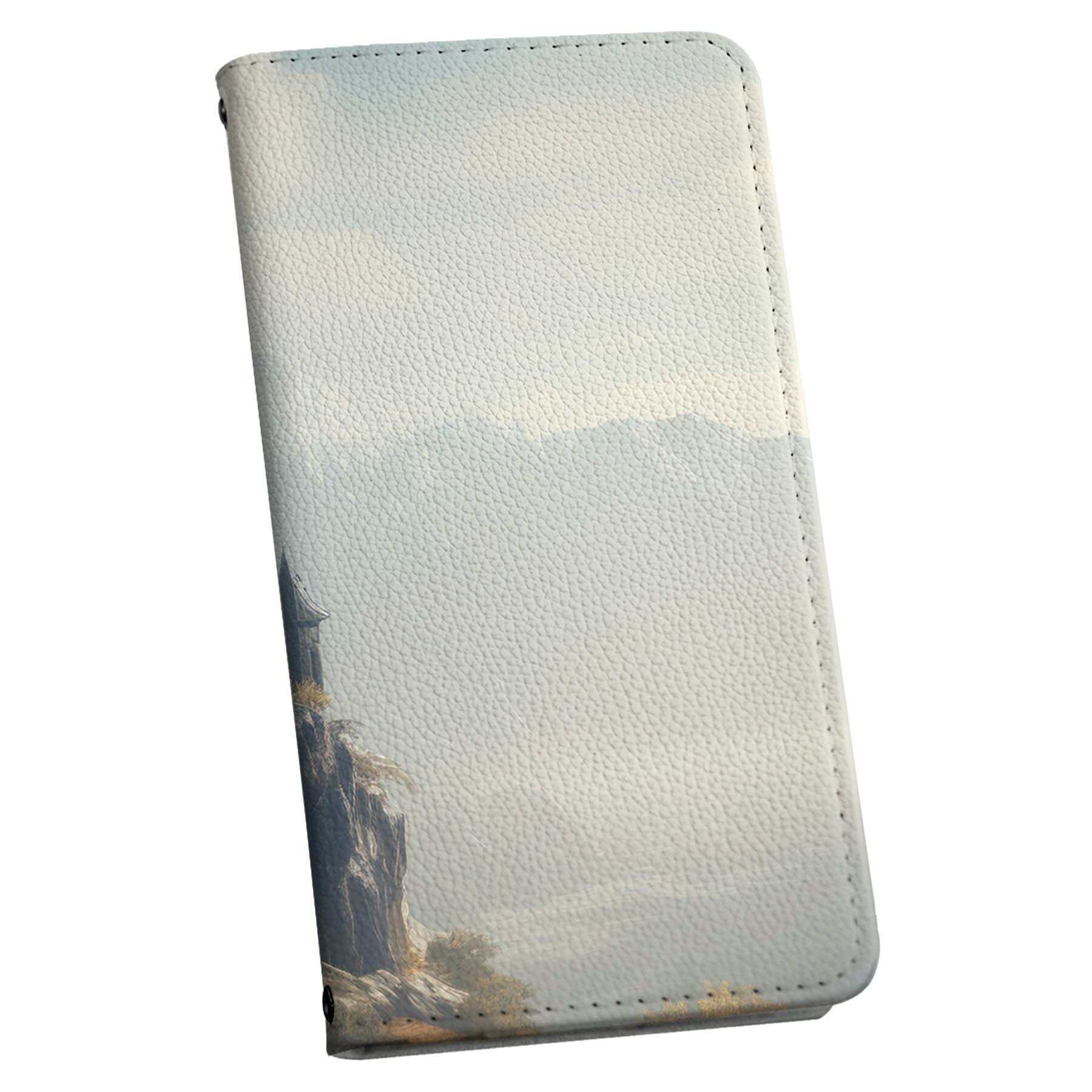 Mobile Phone Cases - Galaxy A23 5G 用 スマホカバー SC-56C / SCG18 共通対応 ケース カバー 手帳型 マグネット式 ピタッと閉まる レザーケース カード収納 ポケット 033603 お城 建物