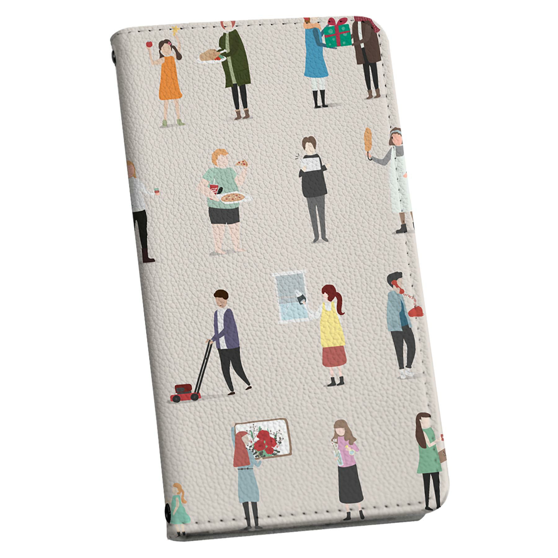 iPhone16plus 6.7インチ 専用 各キャリア iPhone 16 plus 共通対応 手帳型 ケース カバー iphone16plus 対応 ストラップ付き ショルダー スマホ 落下防止 手帳型 マグネット式 ピタッと閉まる スマホカバー 肩掛け 斜めかけ 033776 人 動作