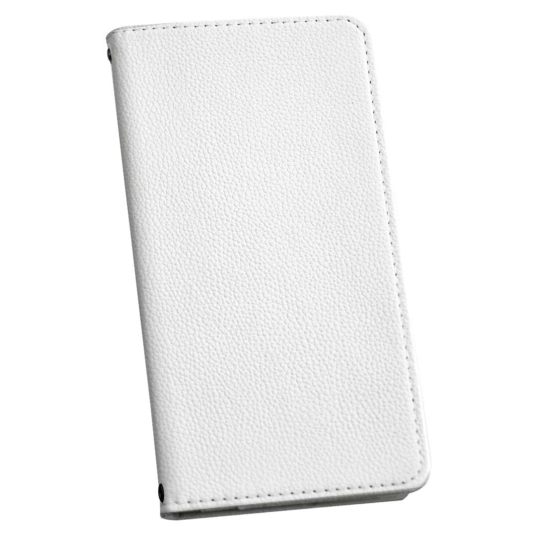 行動通訊, 行動電話 - Galaxy A23 5G 用 スマホカバー SC-56C / SCG18 共通対応 ケース カバー 手帳型 マグネット式 ピタッと閉まる レザーケース カード収納 ポケット 036103 MONOTONE whit