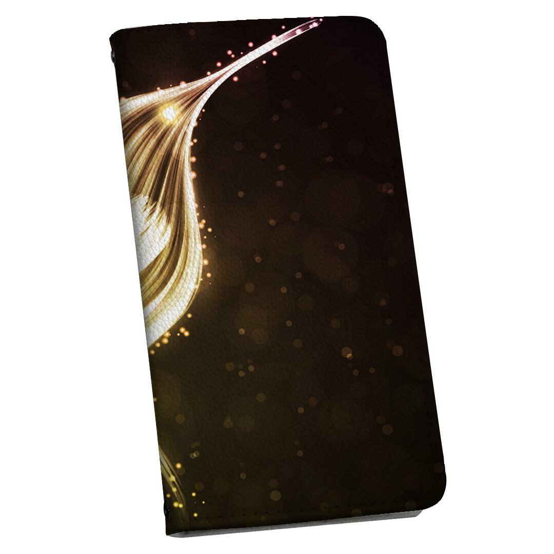 Galaxy S21 5G SC-51B ギャラクシー 専用 ケース カバー 手帳型 マグネット式 ピタッと閉まる レザーケース sc51b カード収納 ポケット igcase 004513 鳥　金　ゴールド　シンプル