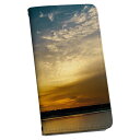 AQUOS ZETA SH-04H アクオスフォン ゼータ sh04h 専用 ケース カバー 手帳型 マグネット式 ピタッと閉まる レザーケース カード収納 ポケット igcase 004909 写真 景色 雲