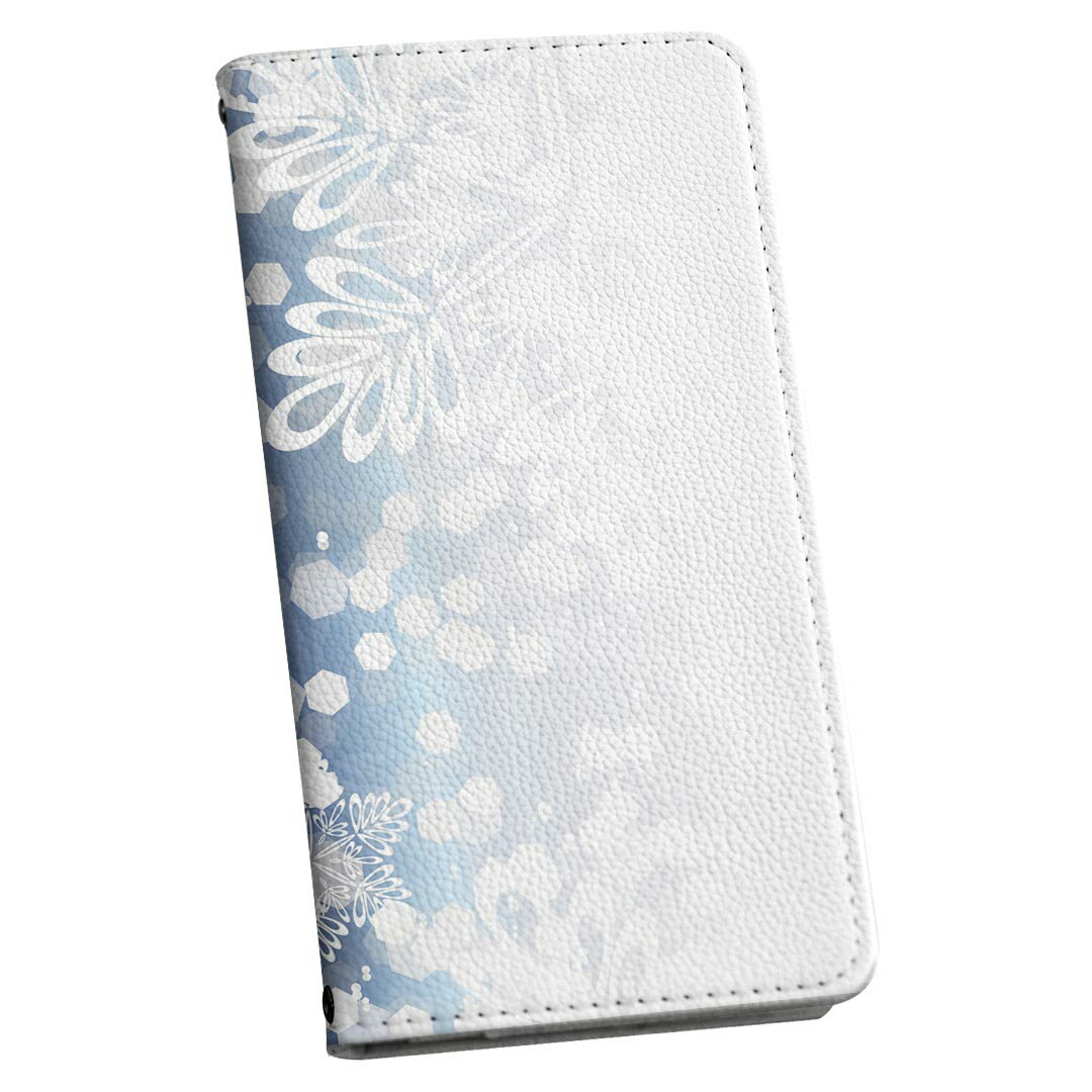 iPhone6 iphone 6/7/8 共通対応 アイフォーン 専用 ケース カバー 手帳型 マグネット式 ピタッと閉まる レザーケース iphone6 カード収納 ポケット igcase 005500 雪 結晶