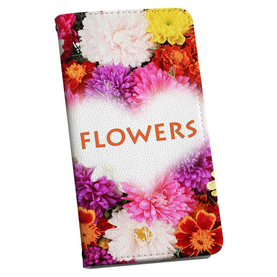 AQUOS zero5G basic SHG02 専用 アクオス ストラップ付き shg02 ケース ショルダー スマホ 落下防止 手帳型 マグネット式 ピタッと閉まる スマホカバー 肩掛け 斜めかけ 005521 花　　写真