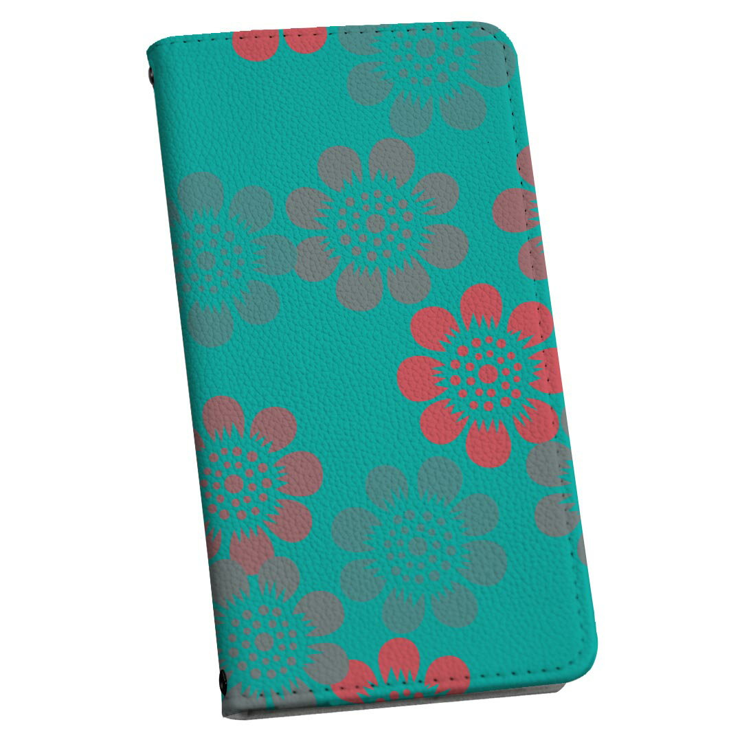 Google Pixel 8a 用 手帳型 ケース カバー ピクセル8a pixel8a 対応 ケース カバー 手帳型 マグネット式 ピタッと閉まる レザーケース カード収納 ポケット igcase 005965 花　　模様