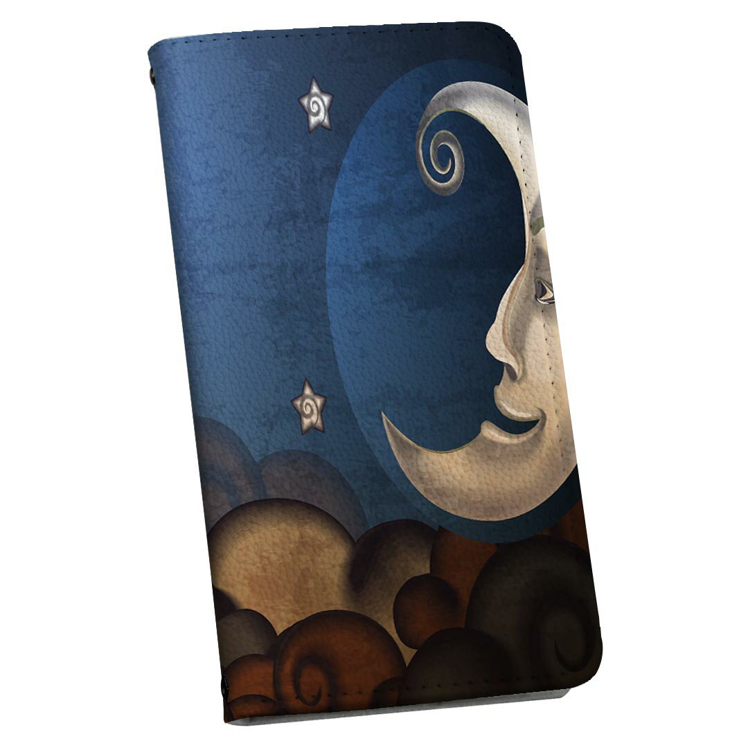 iPhone14 6.1インチ 専用 各キャリア iPhone 14 共通対応 ストラップ付き iphone14 ケース ショルダー スマホ 落下防止 手帳型 マグネット式 ピタッと閉まる スマホカバー 肩掛け 斜めかけ 006763 太陽　月