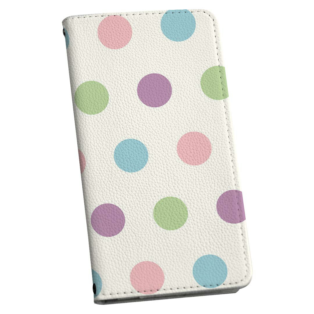 商品特徴・シームレスな全面デザイン（内側は落ち着いたオフホワイト）・外側は高品質の人工革を使用・内側にはスマホを装着するケースが付属・機種専用のカメラホール仕様でケースを装着したままの撮影が可能・ワンセグや動画の視聴に便利な横置きスタンド機能・ICカードなどを2枚まで収納できるカードスロット付き・マグネットフリップで開け閉めカンタン注意事項商品画像はサンプルイメージですので、ご覧の環境によっては多少色味に違いを感じる場合がございます。イメージと違った、モニターと色味が異なるという理由での交換や返金はご対応出来かねます。カバーのみの販売で本体は付属しません。ケース装着のままケーブルを挿しての充電は可能ですが、卓上ホルダでの充電は仕様上対応しておりません。また、ワイヤレス充電対応機種についてはお使いの機器や環境により反応しない場合があります。お手数ですがケースから外してお使い下さい。卓上ホルダ及びワイヤレスでの充電は保障の対象外となります。こちらは無地のレザーにデザインをプリントした商品で、デコなどの加工はございません。凹凸や光沢があるように見えたり布地や金属を素材にしたように見える商品もありますが、デザインの図版によるものです。撮影時にカバーが映り込む恐れがあるため、カメラ用の穴は若干大きめに開けています。カメラ穴の位置にわずかなズレが生じる場合がございます。また印刷時に微妙な画像のズレが生じる場合がございます。ご注文後に1点1点制作する受注生産品のため、不良品以外のご返品や交換は固くお断り致します。機種の選択間違いも保証対象外となりますため、ご注文の際は必ず機種をご確認下さい。発送について完全受注生産のハンドメイド商品となりますので、既製品と比べて発送までお時間を頂いています。 基本的に決済確認後、通常で3営業日程度、最大で10営業日程度での発送となります。繁忙期や休業日明けの場合はさらに時間がかかる場合があります。 その際には別途メールにてご連絡致します。メール便の場合、発送日から到着までに2?4日ほどかかる場合が多く、紛失などの保障もご対応できかねます。あらかじめご了承下さい。