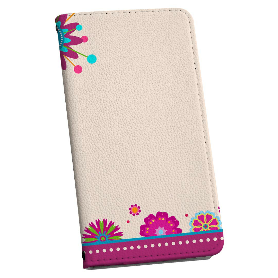 L-03K LG Electronics LG style エルジースタイル 専用 ケース カバー 手帳型 マグネット式 ピタッと閉まる レザーケース l03k docomo カード収納 ポケット igcase 007281 花　　フクロウ　鳥