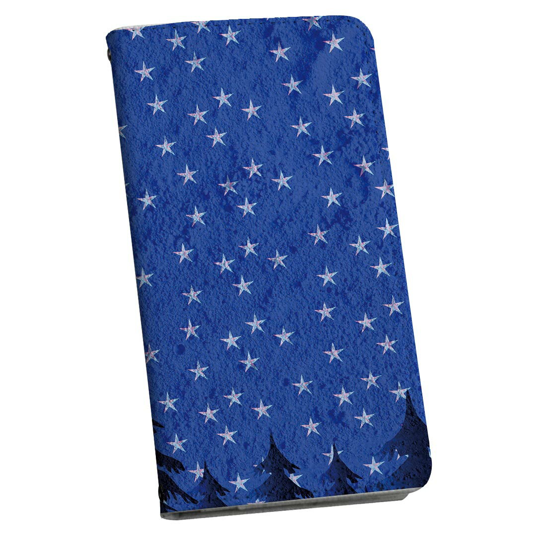 SCG01 Galaxy S20 5G ギャラクシー ストラップ付き scg01 au ケース ショルダー スマホ 落下防止 手帳型 マグネット式 ピタッと閉まる スマホカバー 肩掛け 斜めかけ 007477 青　ブルー　夜　空　星　スター