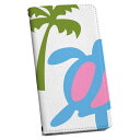 iPhoneSE ケース 第2世代 / 第3世代 iPhone 7 / iPhone 8 共通対応 アイフォーン 専用 ケース カバー 手帳型 マグネット式 ピタッと閉まる レザーケース sc02k カード収納 ポケット igcase 007636 イラスト 亀 花 かめ