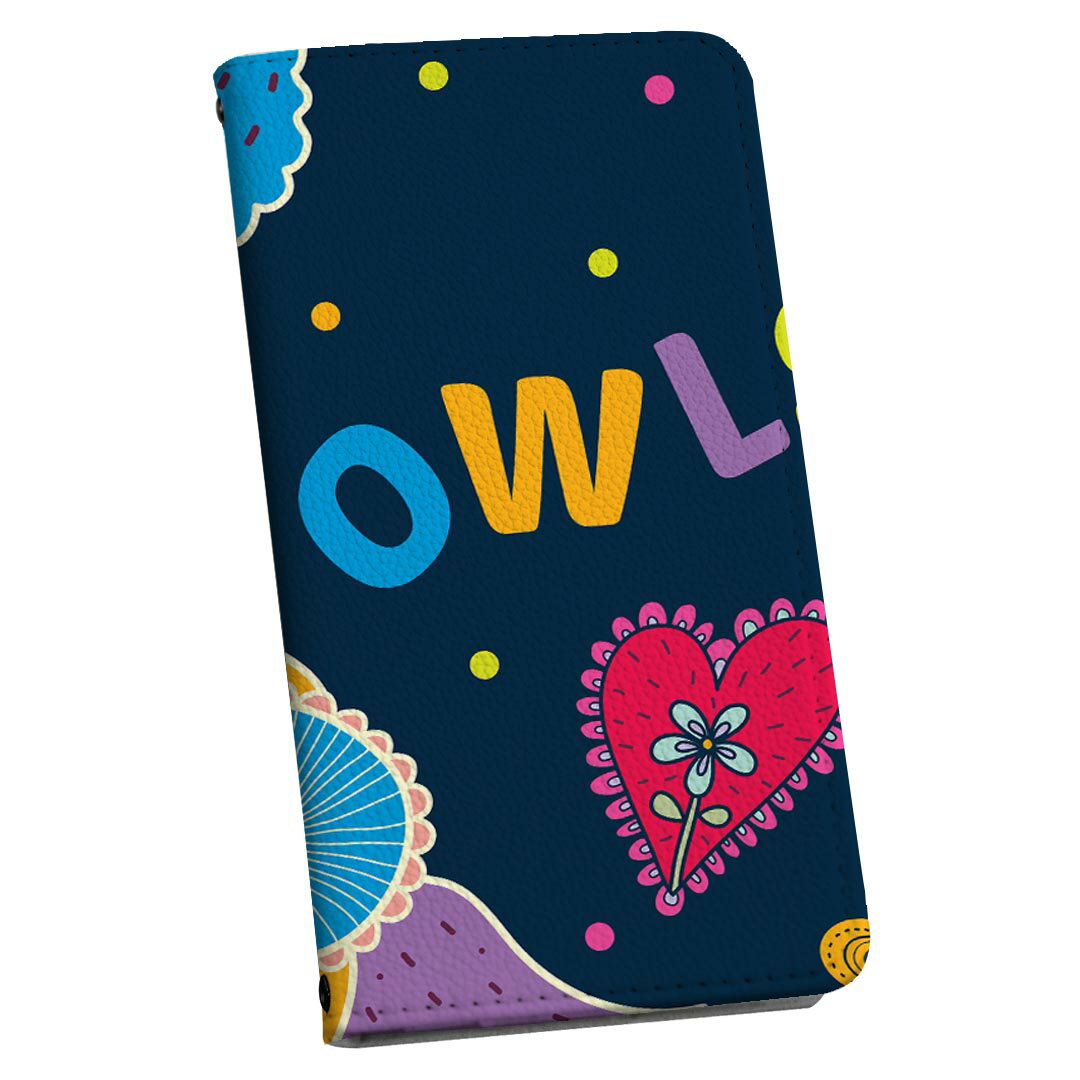 商品特徴・シームレスな全面デザイン（内側は落ち着いたオフホワイト）・外側は高品質の人工革を使用・内側にはスマホを装着するケースが付属・機種専用のカメラホール仕様でケースを装着したままの撮影が可能・ワンセグや動画の視聴に便利な横置きスタンド機能・ICカードなどを2枚まで収納できるカードスロット付き・マグネットフリップで開け閉めカンタン注意事項商品画像はサンプルイメージですので、ご覧の環境によっては多少色味に違いを感じる場合がございます。イメージと違った、モニターと色味が異なるという理由での交換や返金はご対応出来かねます。カバーのみの販売で本体は付属しません。ケース装着のままケーブルを挿しての充電は可能ですが、卓上ホルダでの充電は仕様上対応しておりません。また、ワイヤレス充電対応機種についてはお使いの機器や環境により反応しない場合があります。お手数ですがケースから外してお使い下さい。卓上ホルダ及びワイヤレスでの充電は保障の対象外となります。こちらは無地のレザーにデザインをプリントした商品で、デコなどの加工はございません。凹凸や光沢があるように見えたり布地や金属を素材にしたように見える商品もありますが、デザインの図版によるものです。撮影時にカバーが映り込む恐れがあるため、カメラ用の穴は若干大きめに開けています。カメラ穴の位置にわずかなズレが生じる場合がございます。また印刷時に微妙な画像のズレが生じる場合がございます。ご注文後に1点1点制作する受注生産品のため、不良品以外のご返品や交換は固くお断り致します。機種の選択間違いも保証対象外となりますため、ご注文の際は必ず機種をご確認下さい。発送について完全受注生産のハンドメイド商品となりますので、既製品と比べて発送までお時間を頂いています。 基本的に決済確認後、通常で3営業日程度、最大で10営業日程度での発送となります。繁忙期や休業日明けの場合はさらに時間がかかる場合があります。 その際には別途メールにてご連絡致します。メール便の場合、発送日から到着までに2?4日ほどかかる場合が多く、紛失などの保障もご対応できかねます。あらかじめご了承下さい。