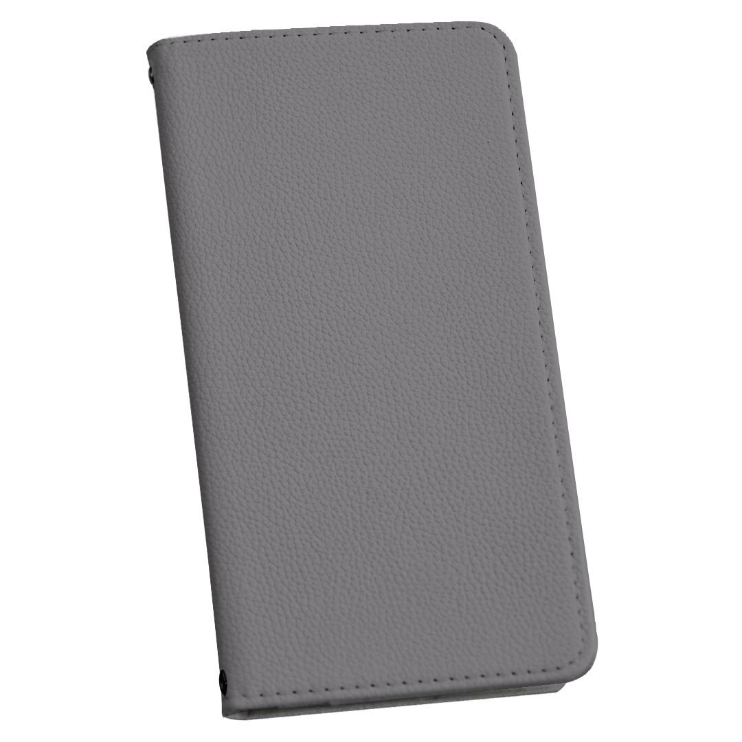Xperia XZ SOV34 エクスペリア XZ 専用 ケース カバー 手帳型 マグネット式 ピタッと閉まる レザーケース カード収納 ポケット igcase 009014 シンプル　無地　グレー