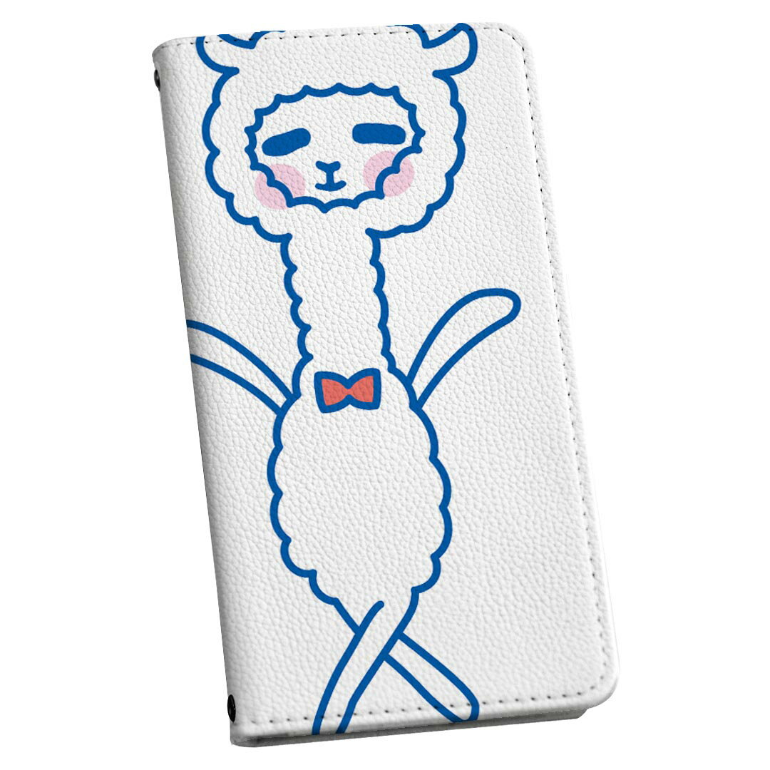 AQUOS Sense4 用 スマホカバー SH-41A / SH-RM15 / SH-M15 / A003SH 共通対応 カバー 手帳型 マグネット式 ピタッと閉まる レザーケース カード収納 ポケット 009213 キャラクター　動物(2.0)