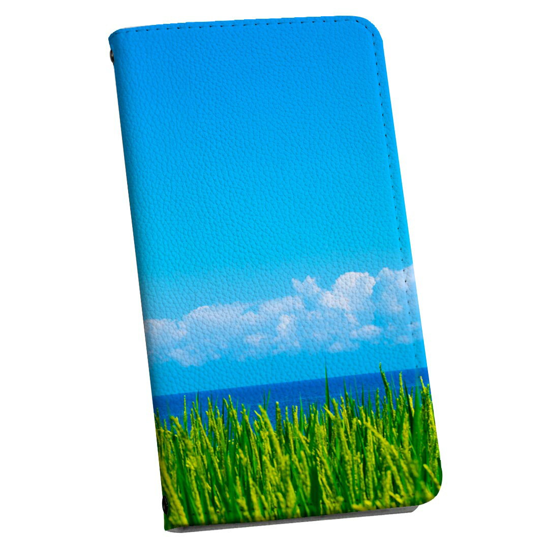 iPhone12 6.1インチ 専用 各キャリア iPhone 12 / iPhone12 Pro 共通対応 ストラップ付き ケース ショルダー スマホ 落下防止 手帳型 マグネット式 ピタッと閉まる スマホカバー 肩掛け 斜めかけ 009748 風景　空　海　写真