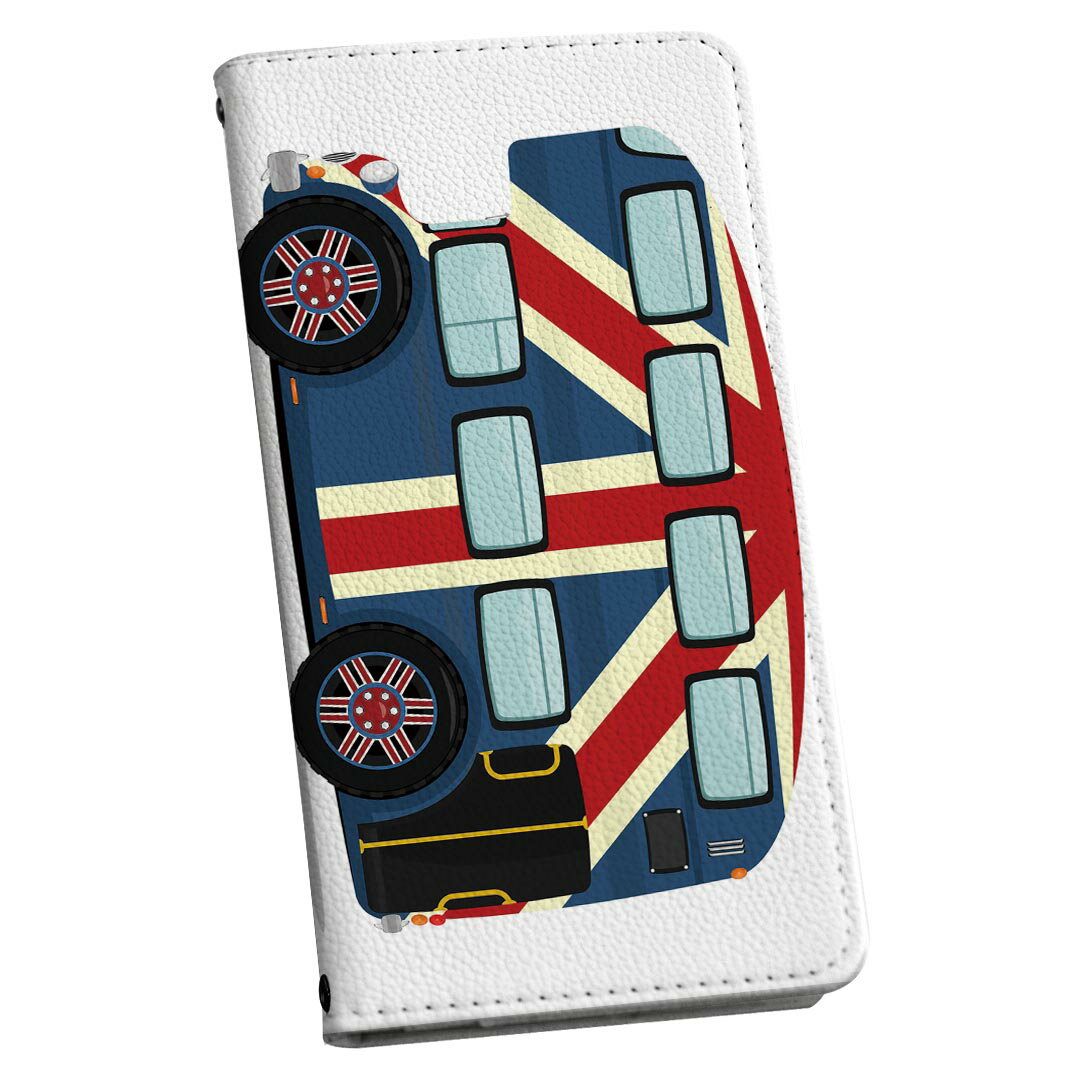 Xperia 10 VII 用 SO-52F / SOG16 / XQ-FE44 共通対応 手帳型ケース ストラップ付き ショルダー スマホ 落下防止 手帳型 マグネット式 ピタッと閉まる スマホカバー 肩掛け 斜めかけ 010343 乗り物　車　国旗