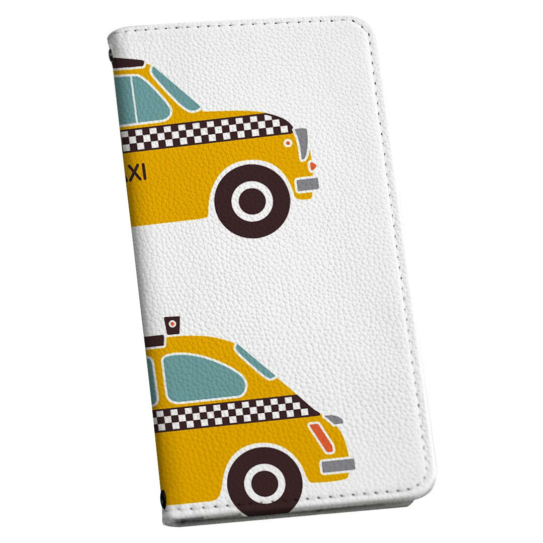 Galaxy A41 SC-41A ギャラクシー 専用 ケース カバー 手帳型 マグネット式 ピタッと閉まる レザーケース sc41a docomo ドコモ カード収納 ポケット igcase 011046 車　タクシー　乗り物