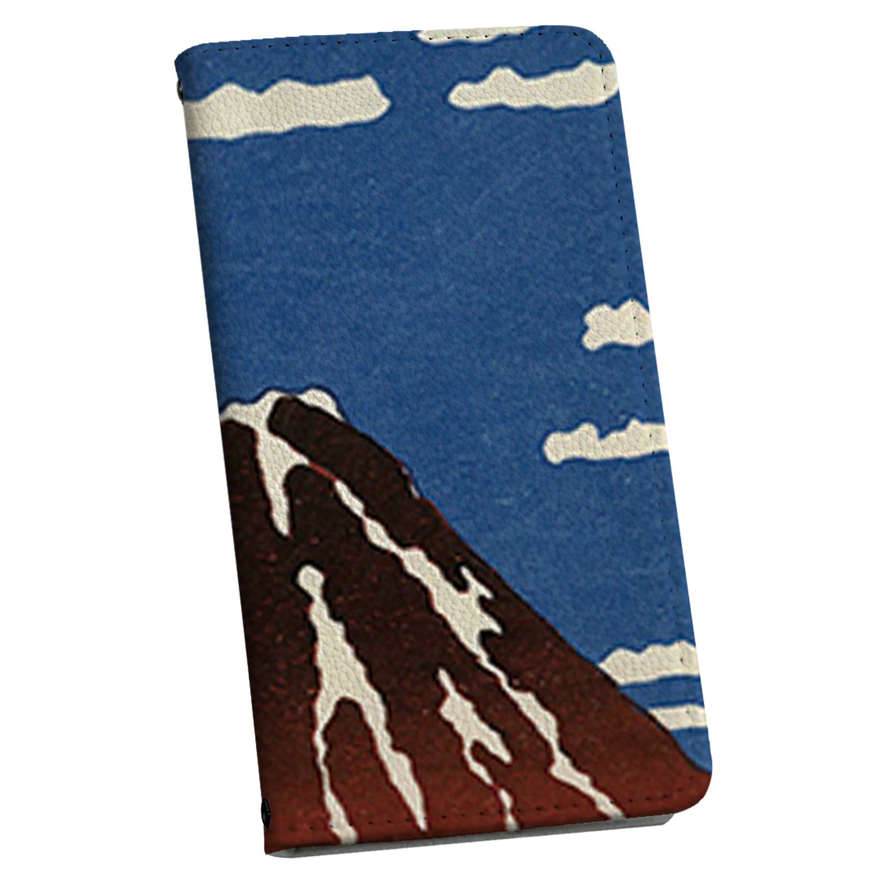 iPhone16plus 6.7インチ 専用 各キャリア iPhone 16 plus 共通対応 手帳型 ケース カバー iphone16plus 対応 ストラップ付き ショルダー スマホ 落下防止 手帳型 マグネット式 ピタッと閉まる スマホカバー 肩掛け 斜めかけ 011478 和風　和柄　富士山