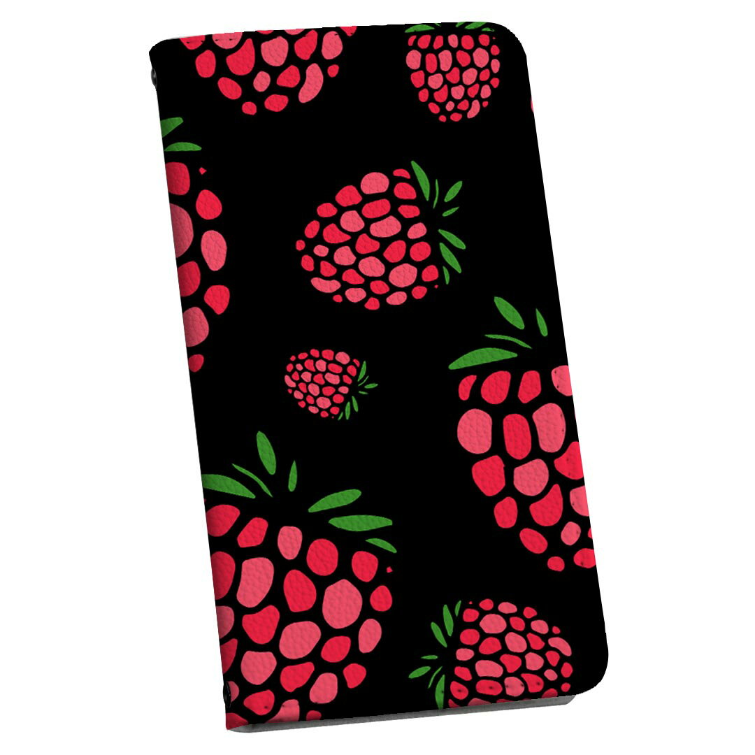 iPhoneSE ケース 第2世代 / 第3世代 iPhone 7 / iPhone 8 共通対応 アイフォーン 専用 ケース カバー 手帳型 マグネット式 ピタッと閉まる レザーケース sc02k カード収納 ポケット igcase 011804 いちご　ポップ　果物