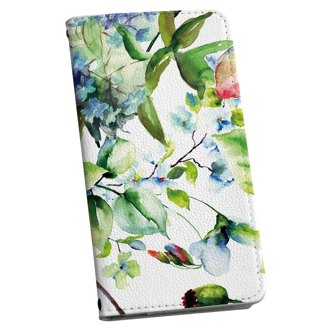 Galaxy A21 SC-42A ギャラクシー sc42a 専用 ケース カバー 手帳型 マグネット式 ピタッと閉まる レザーケース sc02k カード収納 ポケット igcase 011877 花柄　　おしゃれ