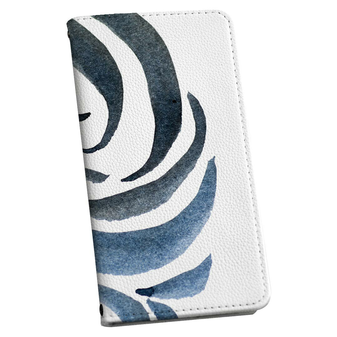 iPhone8 iphone 6/7/8 共通対応 アイフォーン 専用 ケース カバー 手帳型 マグネット式 ピタッと閉まる レザーケース sc02k カード収納 ポケット igcase 012281 シンプル　波　模様