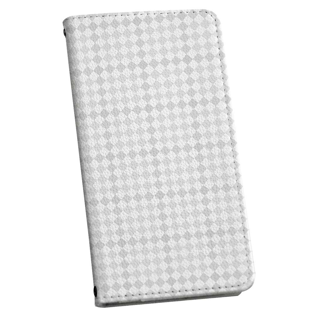 乐天商城 - Galaxy A52 5G 用 スマホカバー SC-53B 共通対応 ケース カバー 手帳型 マグネット式 ピタッと閉まる レザーケース カード収納 ポケット 012414 白　グレー　柄