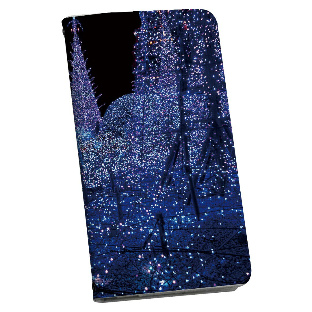 商品特徴・シームレスな全面デザイン（内側は落ち着いたオフホワイト）・外側は高品質の人工革を使用・内側にはスマホを装着するケースが付属・機種専用のカメラホール仕様でケースを装着したままの撮影が可能・ワンセグや動画の視聴に便利な横置きスタンド機能・ICカードなどを2枚まで収納できるカードスロット付き・マグネットフリップで開け閉めカンタン注意事項商品画像はサンプルイメージですので、ご覧の環境によっては多少色味に違いを感じる場合がございます。イメージと違った、モニターと色味が異なるという理由での交換や返金はご対応出来かねます。カバーのみの販売で本体は付属しません。ケース装着のままケーブルを挿しての充電は可能ですが、卓上ホルダでの充電は仕様上対応しておりません。また、ワイヤレス充電対応機種についてはお使いの機器や環境により反応しない場合があります。お手数ですがケースから外してお使い下さい。卓上ホルダ及びワイヤレスでの充電は保障の対象外となります。こちらは無地のレザーにデザインをプリントした商品で、デコなどの加工はございません。凹凸や光沢があるように見えたり布地や金属を素材にしたように見える商品もありますが、デザインの図版によるものです。撮影時にカバーが映り込む恐れがあるため、カメラ用の穴は若干大きめに開けています。カメラ穴の位置にわずかなズレが生じる場合がございます。また印刷時に微妙な画像のズレが生じる場合がございます。ご注文後に1点1点制作する受注生産品のため、不良品以外のご返品や交換は固くお断り致します。機種の選択間違いも保証対象外となりますため、ご注文の際は必ず機種をご確認下さい。発送について完全受注生産のハンドメイド商品となりますので、既製品と比べて発送までお時間を頂いています。 基本的に決済確認後、通常で3営業日程度、最大で10営業日程度での発送となります。繁忙期や休業日明けの場合はさらに時間がかかる場合があります。 その際には別途メールにてご連絡致します。メール便の場合、発送日から到着までに2?4日ほどかかる場合が多く、紛失などの保障もご対応できかねます。あらかじめご了承下さい。