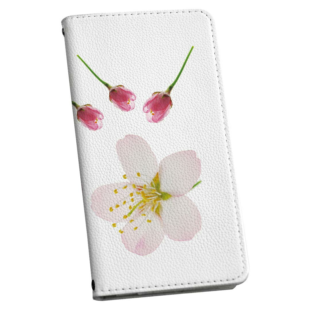 arrows We2 F-52E 専用 ケース カバー 手帳型 マグネット式 ピタッと閉まる レザーケース f52e カード収納 ポケット igcase 012850 桜 花 春