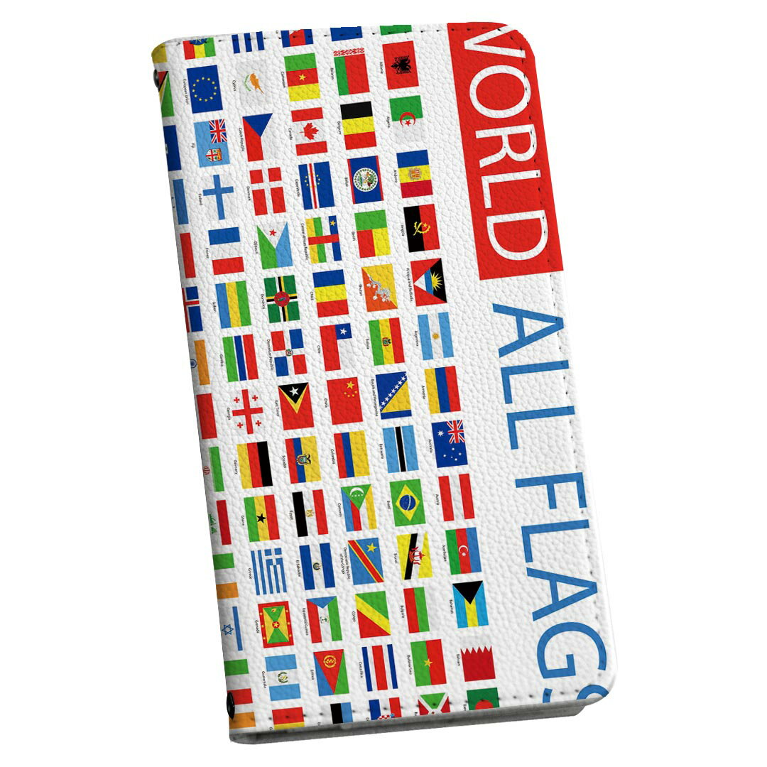 Galaxy A41 SCV48 ギャラクシー scv48 ストラップ付き ケース ショルダー スマホ 落下防止 手帳型 マグネット式 ピタッと閉まる スマホカバー 肩掛け 斜めかけ 012911 国旗　世界　英字