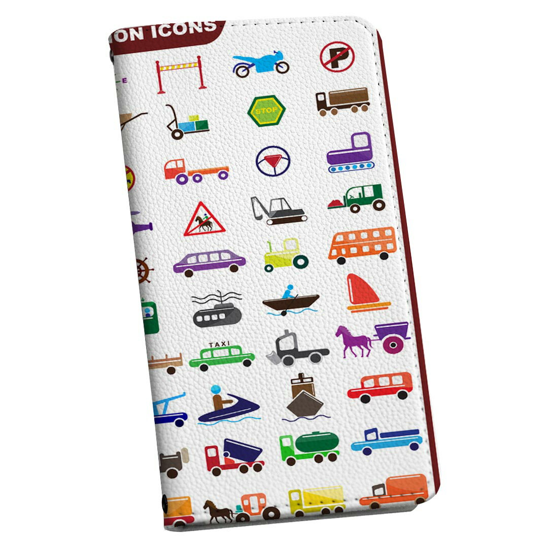 Xperia 5 SOV41 エクスぺリア ファイブ xperia5 専用 ケース カバー 手帳型 マグネット式 ピタッと閉まる レザーケース sov41 カード収納 ポケット igcase 013208 乗り物　車　飛行機