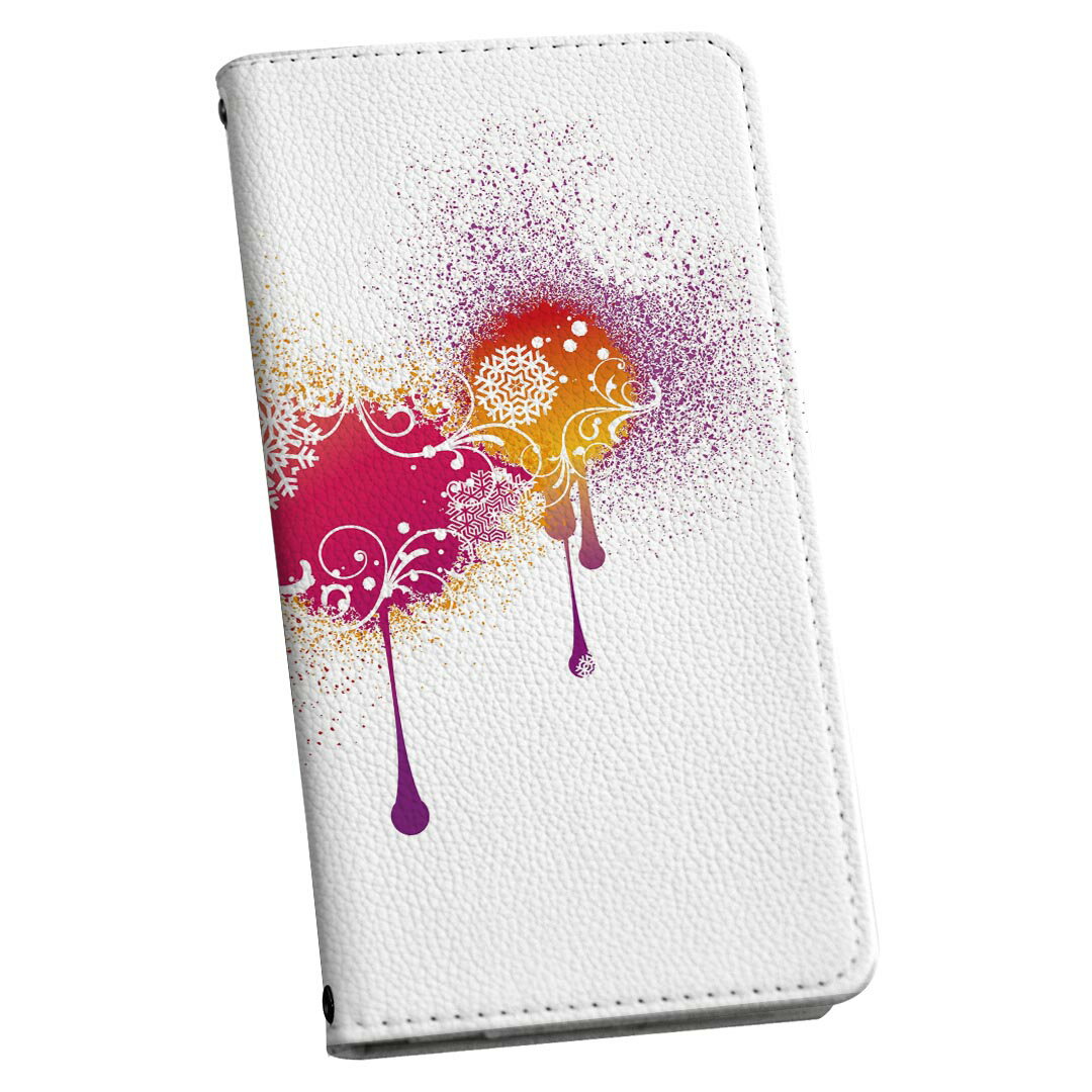 Xperia 10 VII 用 SO-52F / SOG16 / XQ-FE44 共通対応 手帳型ケース ストラップ付き ショルダー スマホ 落下防止 手帳型 マグネット式 ピタッと閉まる スマホカバー 肩掛け 斜めかけ 013209 ピンク　模様