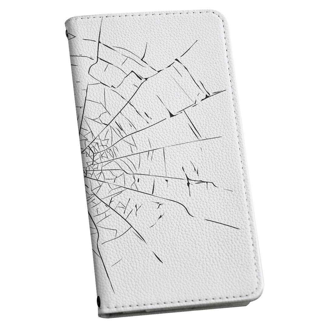 AQUOS wish5 用 スマホカバー SH-52F / SH-M32 共通対応 ケース カバー 手帳型 マグネット式 ピタッと閉まる レザーケース カード収...