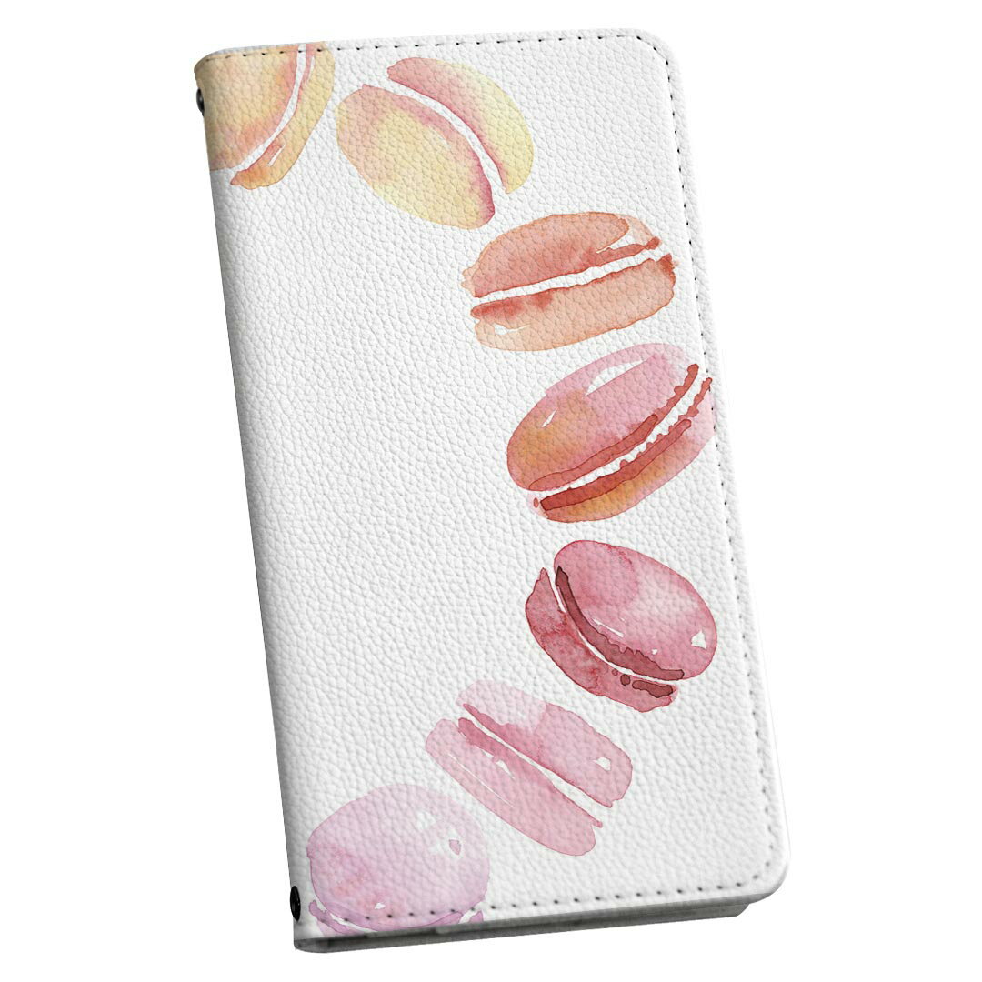 iPhone11Pro 5.8インチ 専用 ケース カバー 手帳型 マグネット式 ピタッと閉まる レザーケース iphone11pro カード収納 ポケット igcase 014377 マカロン スイーツ パステル