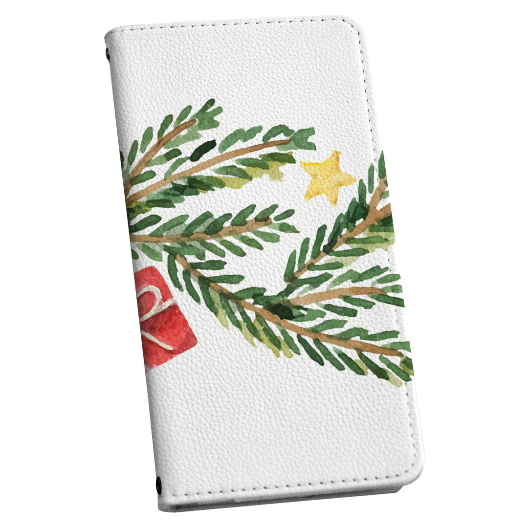 LGV33 Qua phone PX キュア フォン lgv33 ストラップ付き ケース ショルダー スマホ 落下防止 手帳型 マグネット式 ピタッと閉まる スマホカバー 肩掛け 斜めかけ 015357 草　植物　花　プレゼント