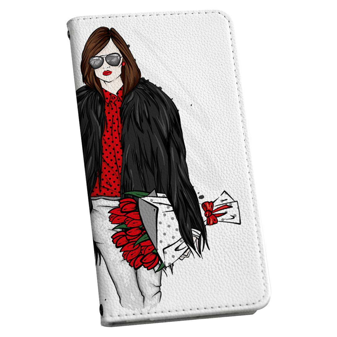 SH-01L AQUOS sense2 アクオス センスツー 専用 ケース カバー 手帳型 マグネット式 ピタッと閉まる レザーケース docomo ドコモ sh01l カード収納 ポケット igcase 015675 女の人　おしゃれ　クール