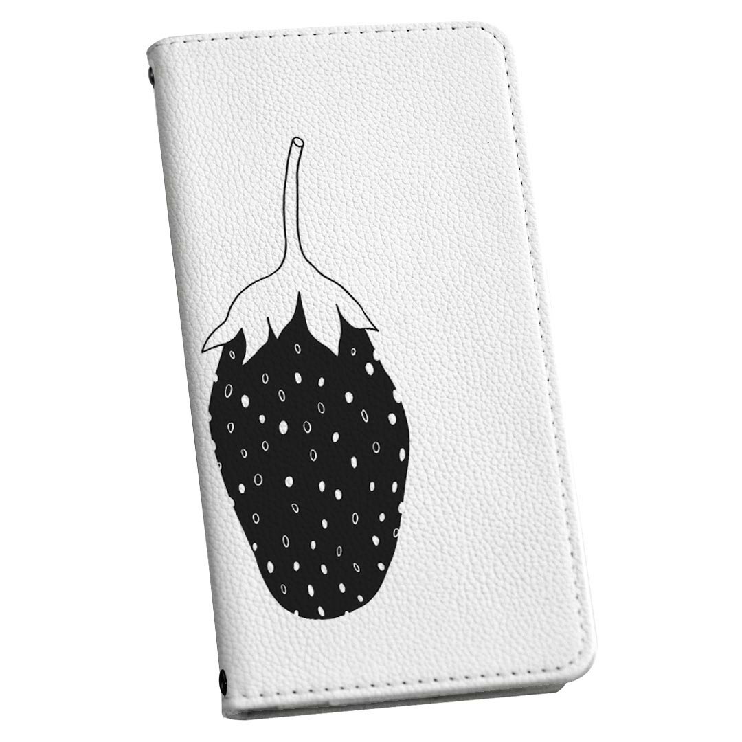 iPhone11Pro 5.8インチ 専用 ケース カバー 手帳型 マグネット式 ピタッと閉まる レザーケース iphone11pro カード収納 ポケット igcase 015746 いちご 果実 食べ物